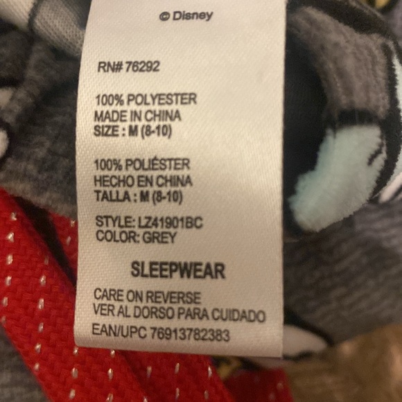DISNEY "Mickey Mouse" Women's Pajama Bottoms EUC Size Medium - Picture 4 of 4